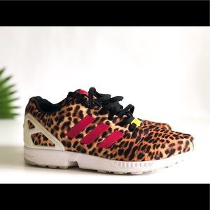 Adidas ZX flux Cheetah Print-Women Sz 10 Men Sz 8